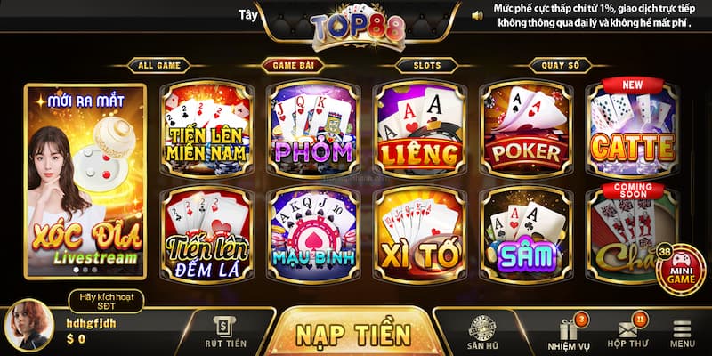 dang ky top88 Đăng ký Top88 Nhận 50K khi tài khoản Top88 được xác nhận
