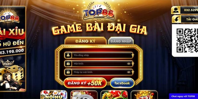 dang nhap top88 2 Điền thông tin vào form mẫu để đăng nhập
